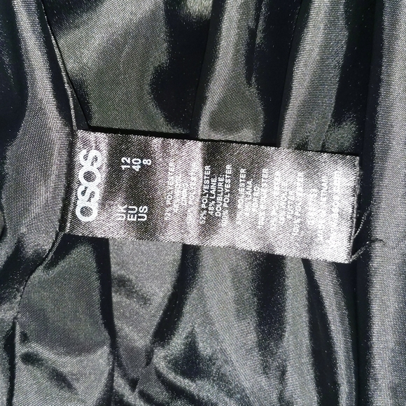 ASOS Red wool blend winter coat - Picture 7 of 8